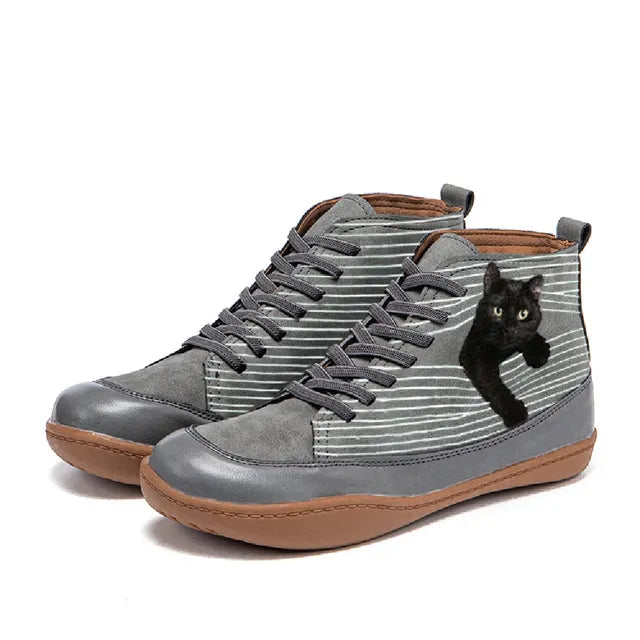 Botas gato Linz Gris - Fabricadas por nosotros