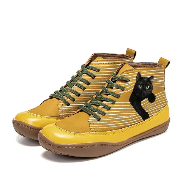 Botas gato Linz Amarillo - Fabricadas por nosotros