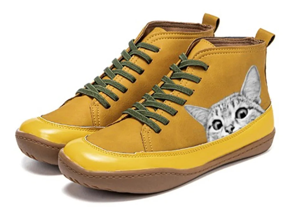 Botas gato Oslo Amarillas - Fabricadas por nosotros